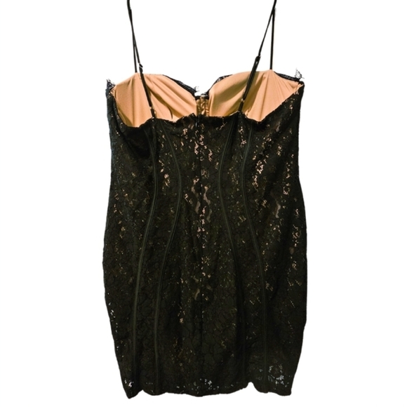 ❌️❌️ SOLD ❌️❌️ sexy lace mini dress size 3XL stretchy bodycon - Picture 7 of 9